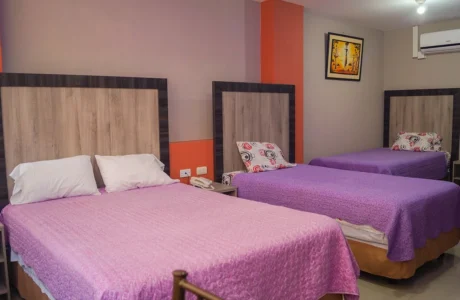 Triple (cama de 2 plazas + 2 camas de 1½ plazas)